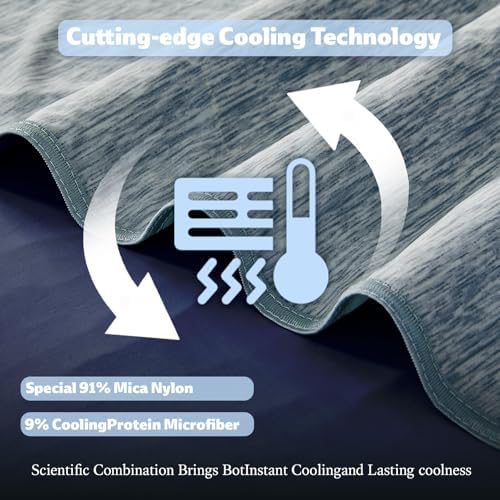 Cooling Blanket King Size, 90"x108" Cooling Blankets for Hot Sleepers, Cold Blanket Thin Lightweight Breathable Soft for Couch Bed, Lightweight Blanket Keep Cool for Night Sweats - Image 4