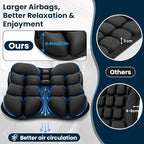 Airplane Seat Cushion, Inflatable Seat Cushion with Built-in Pump - Image 2