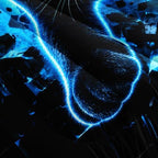 HOSIMA Neon Black Cat Comforter Twin for Kids Boys with 2 Pillowcases. - Image 5