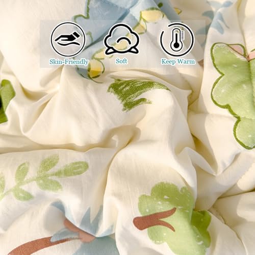 Simple Spring Comforter Full Size, Category A Maternal and Infant Grade Quilt Core - Healthy Warm Comfortable Comforter for Bedroom Living Room Bed Decor(B,200 * 230cm/79 * 91") - Image 2