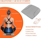 kingphenix Memory Foam Car Seat Cushion for Driving Comfort and Office Use - Image 2