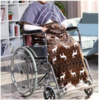 Wheelchair Blanket with Pouch for Adults, Fleece Wrap for Airplane & Train, Packable Nap Travel Accessories - Image 6