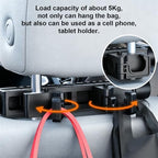 Car Headrest Pillow with 2 Hooks, Adjustable Car Seat Neck Support for Kids - Image 3