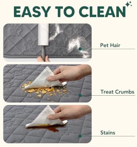 PAWFINITY Waterproof Bed Cover for Dogs, Pet Blanket for Mattress Washable - Image 3
