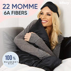 Blissy Silk Pillowcase - 100% Pure Mulberry Silk - 22 Momme 6A High-Grade Fibers - Silk Pillow Cover for Hair & Skin - Regular, Queen & King (Black, King) - Image 2