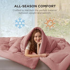 Bedsure Comforter Duvet Insert, Quilted Bedding Blanket, Oeko-TEX - Image 4