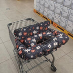 Shopping Cart Cover for Baby/Toddler, Cozy High Chair Cover, with Removable positioner, Dark Blue - Image 2