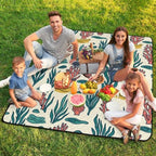 Outdoor Waterproof Zipper Picnic Blanket Shell Red Green 78.7"x78.7" - Image 7