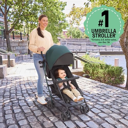 3Dlite Jewel Convenience Stroller – Lightweight Folding Stroller with Car Seat Compatibility, Extra-Large Canopy & Storage - Image 2