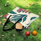 Outdoor Waterproof Zipper Picnic Blanket Shell Red Green 78.7"x78.7" - Image 5