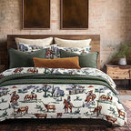 HiEnd Accents Stonewashed Cotton 3 Piece King Duffle Bag Coverlet Set - Image 5
