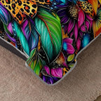 HOSIMA Colorful Sunflower Quilt Twin with Starry Print with 2 Pillowcases. - Image 4