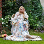 LUTBM Boho Throw Blanket for Bed 60"x80", All Season Cotton Couch Blankets - Image 5