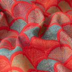 100% Cotton Muslin Blanket Jacquard Rustic Mermaid Fish Scales Quilt, Soft Bed Cover 3 Layers Reversible Bedspread Coverlet Breathable Lightweight Bedding Twin(59"x94"), No Pillow Sham - Image 6