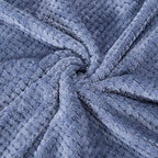 Fuzzy Throw Blanket, Plush Fleece Blankets for Adults, Toddler, Boys and Girls, Warm Soft Blankets and Throws for Bed, Couch, Sofa, Travel and Outdoor, Camping (Queen(80"x90"), XXL-Smoked Blue) - Image 3