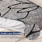 Smiry Waterproof Patio Cushion Covers, Stretch Outdoor Furniture Covers - Image 2