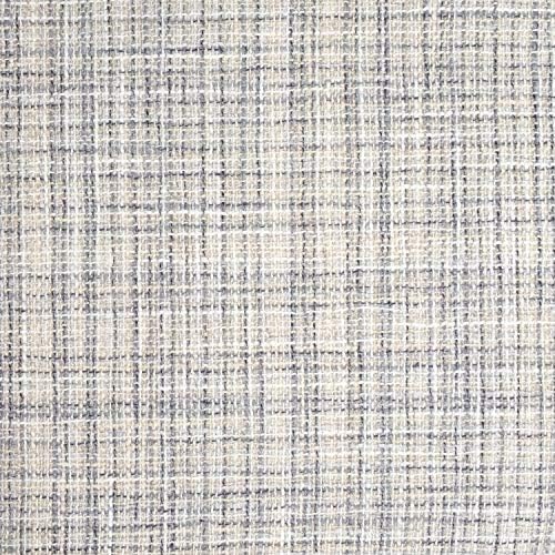 Sweet Home Collection Chair Cushion Memory Foam Pads with Ties Honeycomb Pattern Slip Non Skid Rubber Back Rounded Square 16" x 16" Seat Cover, 4 Pack, Aria Silver/Cream - Image 3