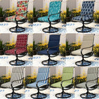 Outdoor Indoor Water Resistant Seat Cushion Backrest Back Deep Chair Cushion for Patio, Lawn, Camping, Beach, Picnic, Travel, Office, Sofa, Chair - Image 6
