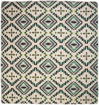 QISU Wool Blanket Throw | Large, Beautiful, Warm, Handmade in Ecuador by Local Artisans |94″ x 78″| Ultra-Soft, Hypoallergenic & Breathable | Non-Itchy or Scratchy Fabric (Shamrock Star) - Image 3