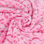 MACEVIA Sharpa Fleece Throw Blanket for Couch Fuzzy 3D Cheetah Blanket Thick Warm Reversible Cozy Comfy Super Soft Leopard Blanket for Bed Sofa 490GSM - Pink Leopard,50x60In - Image 3