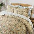 HoneiLife Queen Quilt Bedding Sets - Floral Quilt Bedding Sets 3-Piece 90x96, Microfiber Bedspreads Fall&Winter Coverlets for Queen Bed by HoneiLife