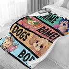Anime Blanket Gifts for Girls, Kawaii Anime Decor for Women, Luxurious Warm and Cozy Flannel Blanket - L 60X80 Inch Most People's Choice - Image 2