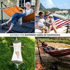 Tranquillo Unity with Hammock Stand, 800 lbs Capacity Steel Double Hammock Stand for 2 Persons, Premium Pre-Assembled Stand for Indoor Outdoor (American Flag) - Image 6