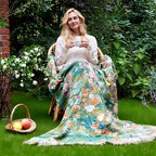 LUTBM Boho Throw Blanket for Bed 60"x80", All Season Cotton Couch Blankets - Image 5