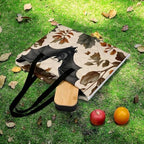 Halloween Bat Floral Extra Large Picnic Blankets Waterproof Foldable Beach Blanket Waterproof Sandproof Outdoor Packable Camping Blanket with Zip 59"x39" - Image 5