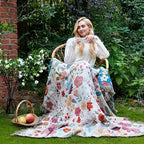 LUTBM Boho Throw Blanket for Bed 60"x80", All Season Cotton Couch Blankets - Image 5