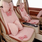 Car Front Seat Covers,Pink Bowknot Car Accessories for Women – 1 Seat Cover - Image 3