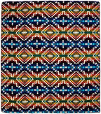 QISU Wool Blanket Throw | Large, Beautiful, Warm, Handmade in Ecuador by Local Artisans |94″ x 78″|Ultra-Soft, Hypoallergenic & Breathable (Rainbow) - Image 4