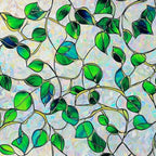 SOMWISE Rainbow Stained Glass Window Privacy Film,Heat Blocking Save Energy by somwise