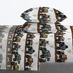 Monster Jam Full Size Comforter Set 5 Piece Kids Bedding for Boys, Black - Image 4