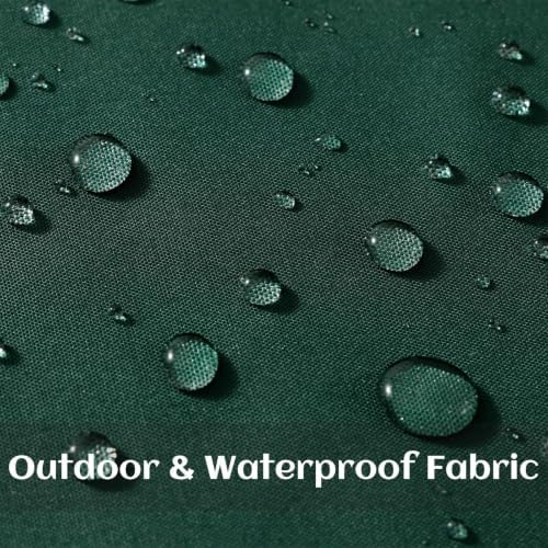 decorUhome Outdoor Waterproof Faux Linen Throw Pillow Covers 24x24 Set of 2 - Image 2