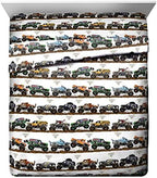Jay Franco Monster Jam 5 Piece Queen Bed Set - Includes Comforter & Sheet Set - Grave Digger & Megalodon - Super Soft Fade Resistant Microfiber - Image 4