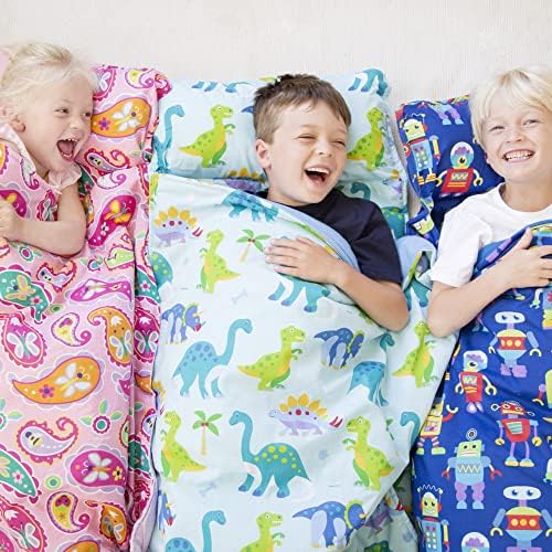 Wildkin Kids Original Nap Mat – Cozy Kids Sleep Mat with Pillow, ideal for School & Travel - Image 6