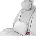 2PCS Car Neck Pillow & Lumbar Support Breathable Suede Set for Cars by Unknown