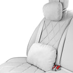 2PCS Car Neck Pillow & Lumbar Support Breathable Suede Set for Cars by Unknown