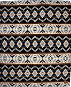 QISU Wool Blanket Throw | Large, Beautiful, Warm, Soft, Handmade in Ecuador by Local Artisans |94″ x 78″| Hypoallergenic, Breathable | Non-Itchy or Scratchy Fabric(Plate-Billed Mountain Toucan) - Image 3