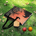 Halloween Witch & Bats Extra Large Picnic Blankets Waterproof Foldable Beach Blanket Waterproof Sandproof Outdoor Packable Camping Blanket with Zip 59"x39" - Image 6