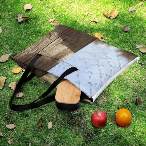Funny Donkey Picnic Blanket 200x200cm, Foldable 2-in-1 Picnic Mat and Tote Bag Portable Waterproof Beach Mat Sandproof Outdoor Blanket for Park, Hiking, Beach, Camping, Travel - Image 5