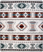 QISU Wool Blanket Throw | Large, Beautiful, Warm, Variegated, Handmade in Ecuador by Local Artisans | 94″ x 78″ | Ultra-Soft, Hypoallergenic, Breathable | Non-Itchy or Scratchy Fabric (Collard Trogon) - Image 3