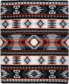 QISU Wool Blanket Throw | Large, Beautiful, Warm, Variegated, Handmade in Ecuador by Local Artisans | 94″ x 78″ | Ultra-Soft, Hypoallergenic, Breathable | Non-Itchy or Scratchy Fabric (Collard Trogon) - Image 4
