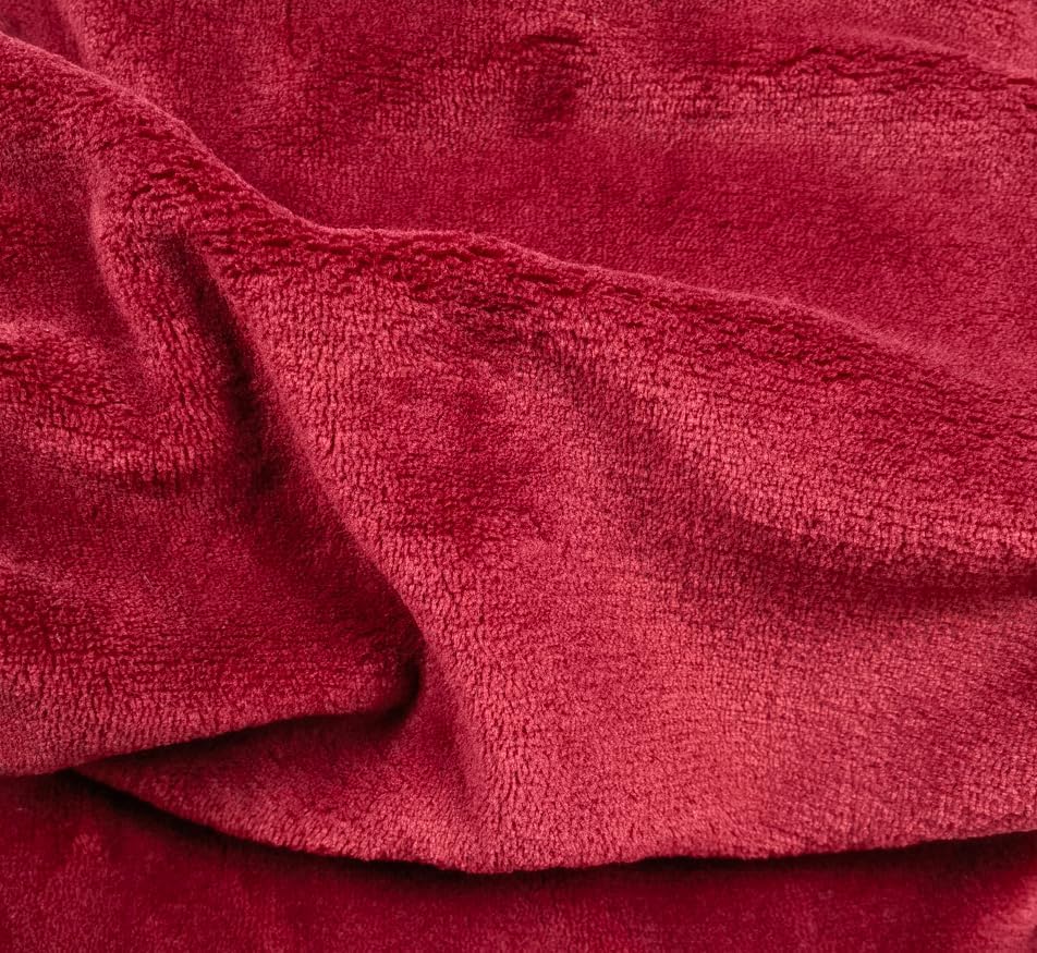 ShezPretty Premium 2in1 Soft Travel Blanket Pillow with Airline Hand Luggage Sleeve and Backpack Clip Airplane (Burgundy) - Image 4