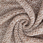 Longhui bedding 100% Cotton Knitted Throw Blanket – Coffee, Soft & Cozy, Machine Washable, 60"x80" – Perfect for Living Room, Couch, Sofa, Bed or Travel - Image 2